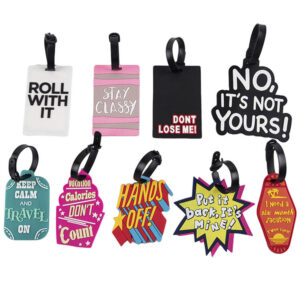 Customized New Fashion Silicon Luggage Tags Travel Accessories for Bags