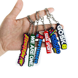 Custom 2d/3d Logo Rubber Keychain PVC Key Chain