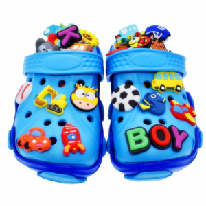 Customized Wholesale Custom Soft Rubber PVC Buckles Shoe Decorations for Footwear Enhancement