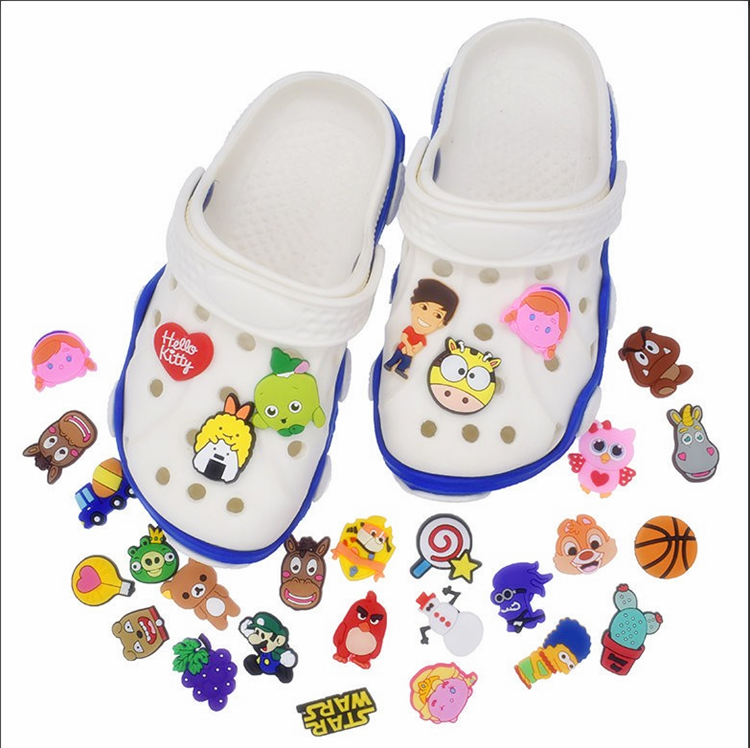 Customized Wholesale Custom Soft Rubber PVC Buckles Shoe Decorations for Footwear Enhancement - 图片 3