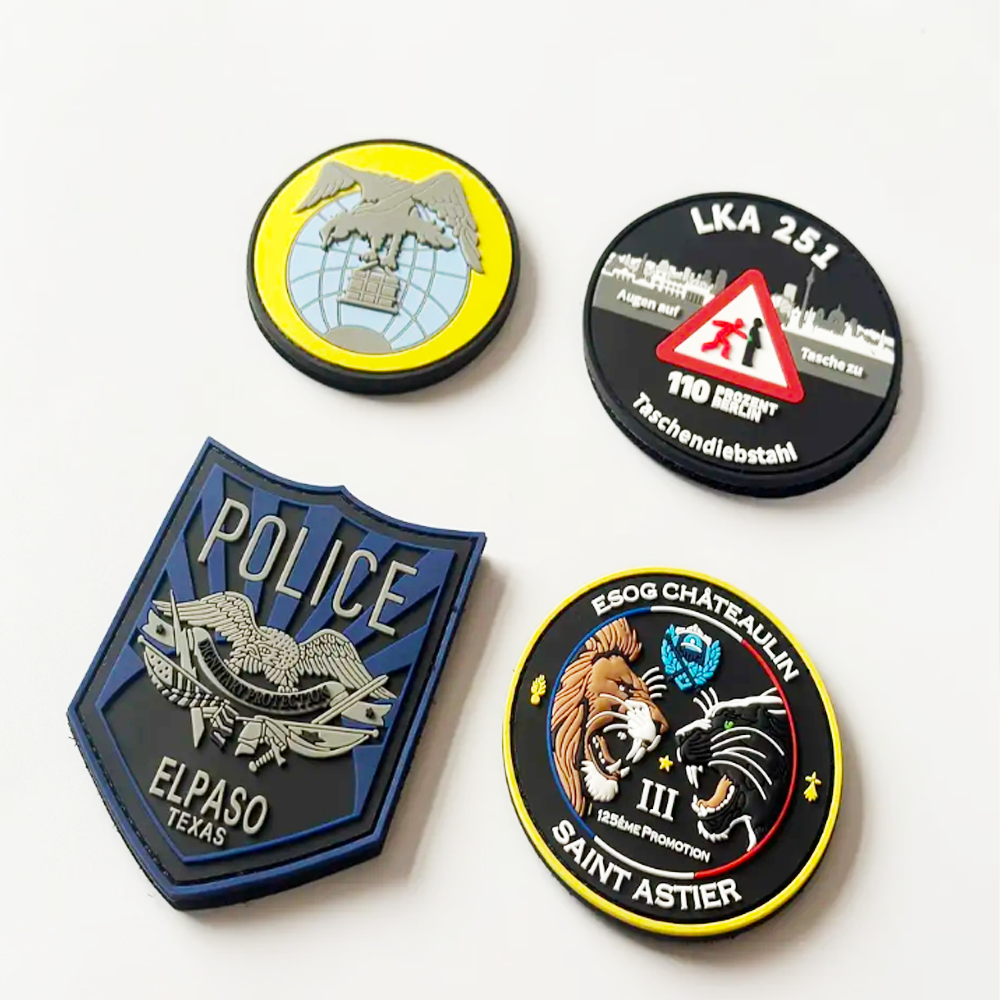 Custom PVC 3D Embossed Patch Pvc Patches