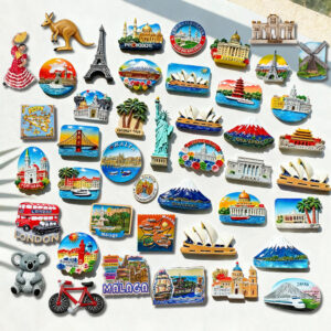 Custom Design logo Resin Magnet 3d Tourist Souvenir